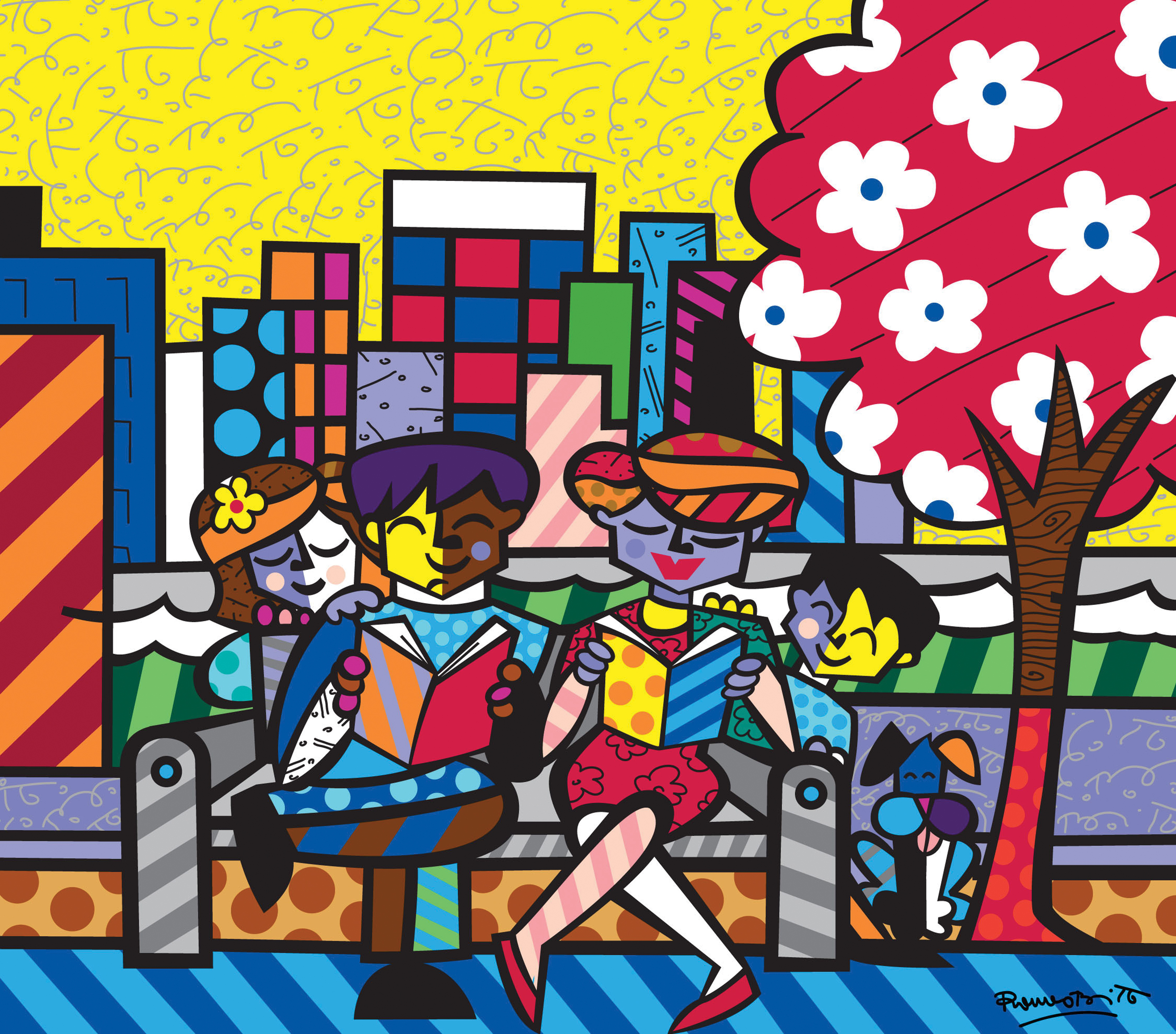 The Theater Original Art by Romero BRITTO :: PicassoMio