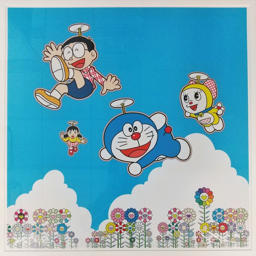 Takashi Murakami's Superflat Doraemon Exhibition Opening at the